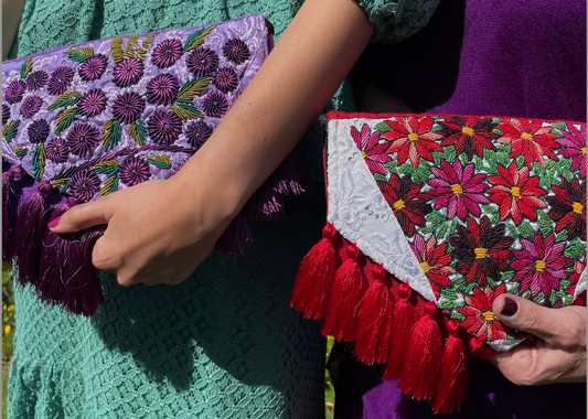 Chiapas Woven Clutch Bags: Where Rococo Embroidery Meets Textile Tradition